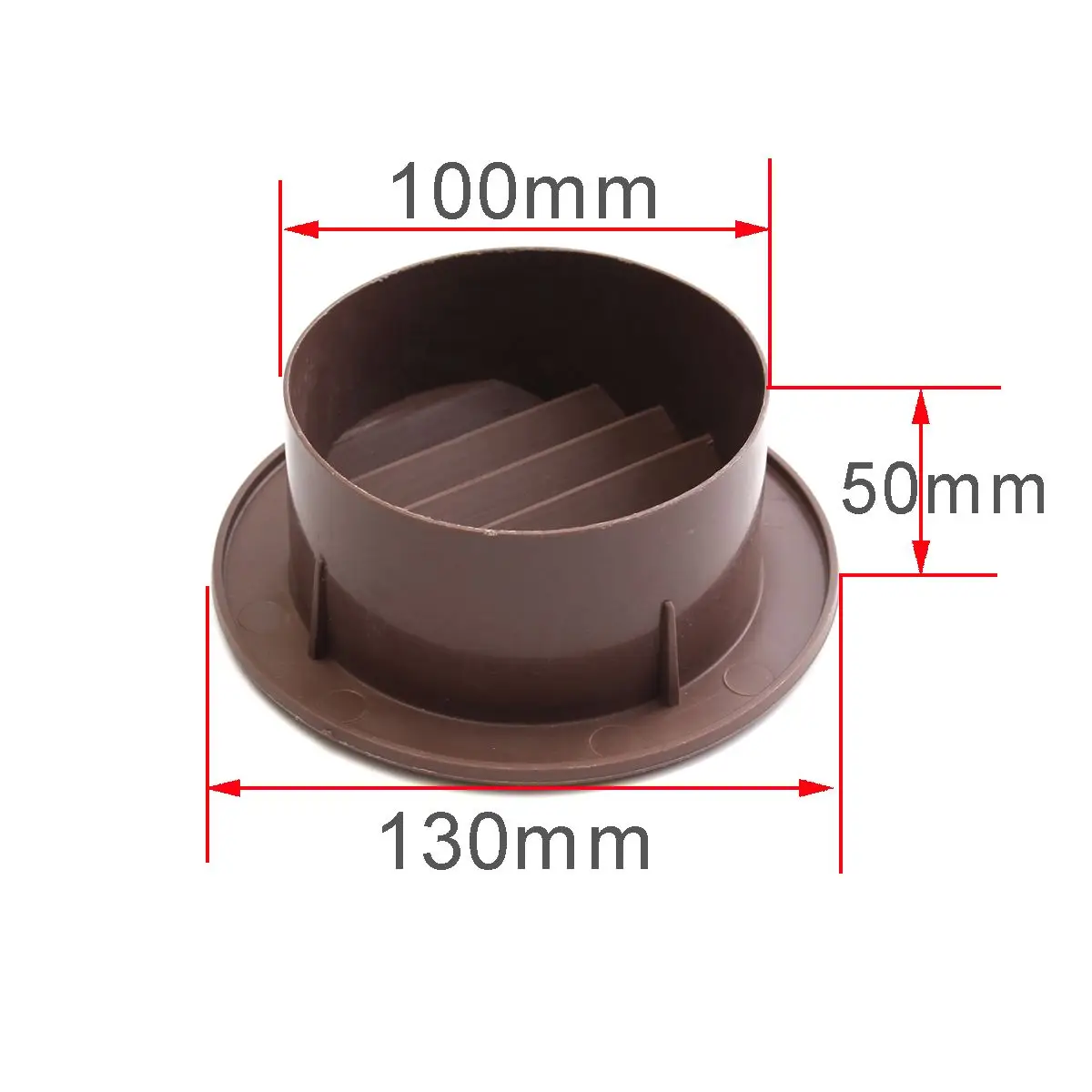 

New Round Air Vent ABS Louver Grille Cover PP Ventilation Grille Air Grille 100mm Heating Cooling & Vents