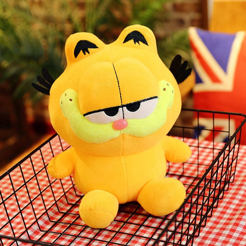 

Cute soft Garfield stuffed plush doll face hit doll birthday gift for children