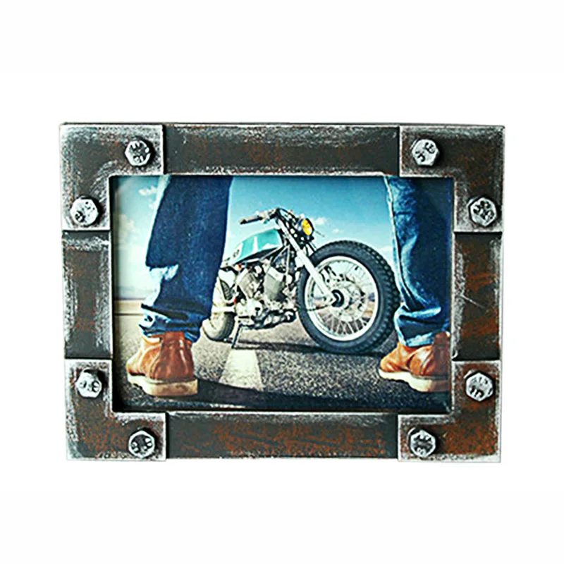 

Wooden Photo Frame Can Hold 10X15cm Photo Retro Style Picture Frame Photos Frames Home Decor Metallic Color