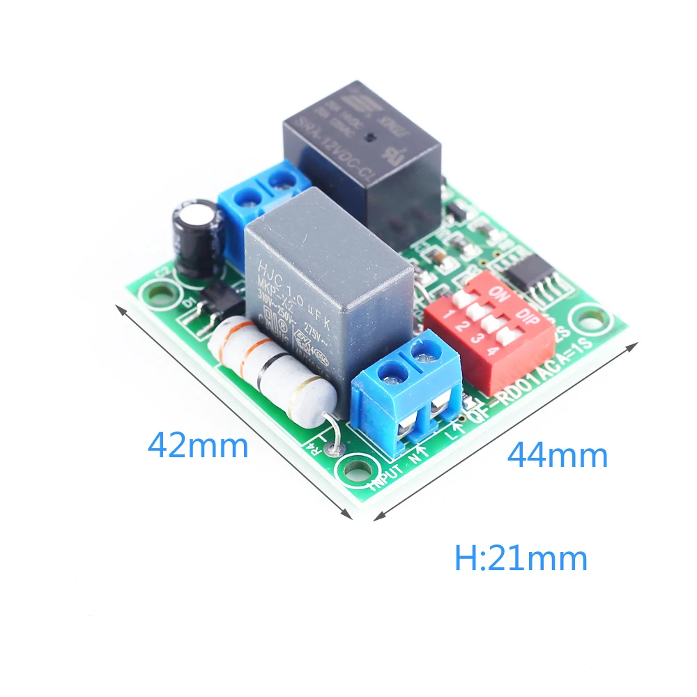 Релейный модуль с регулируемой схемой включения/выключения питания 110 В
