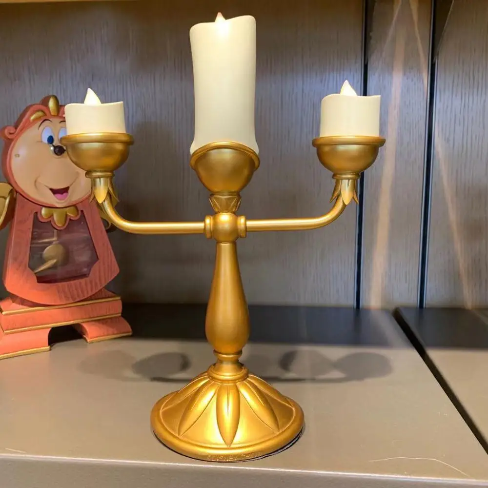 Оригинальный подсвечник Красавица и чудовище Lumiere часы когсворт |