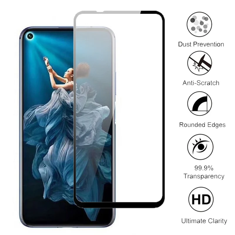 2 в 1 закаленное стекло для Honor 20 объектив камеры Защитное стекло для huawei Honor 20 Honor20 пленка Honer 20 YAL L21 L4 крышка 9H