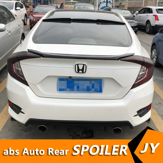 Спойлер на крышу для HONDA Civic 2016-2018 высококачественный автомобильный спойлер из