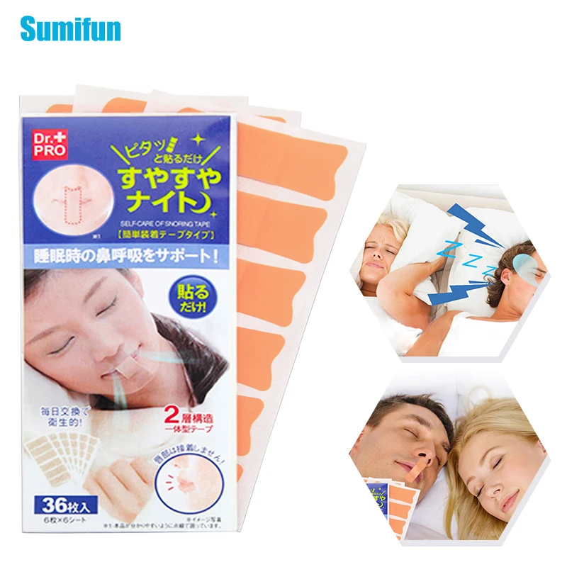 36 шт./1 упаковка полоски для сна|Пластыри терапевтические| |