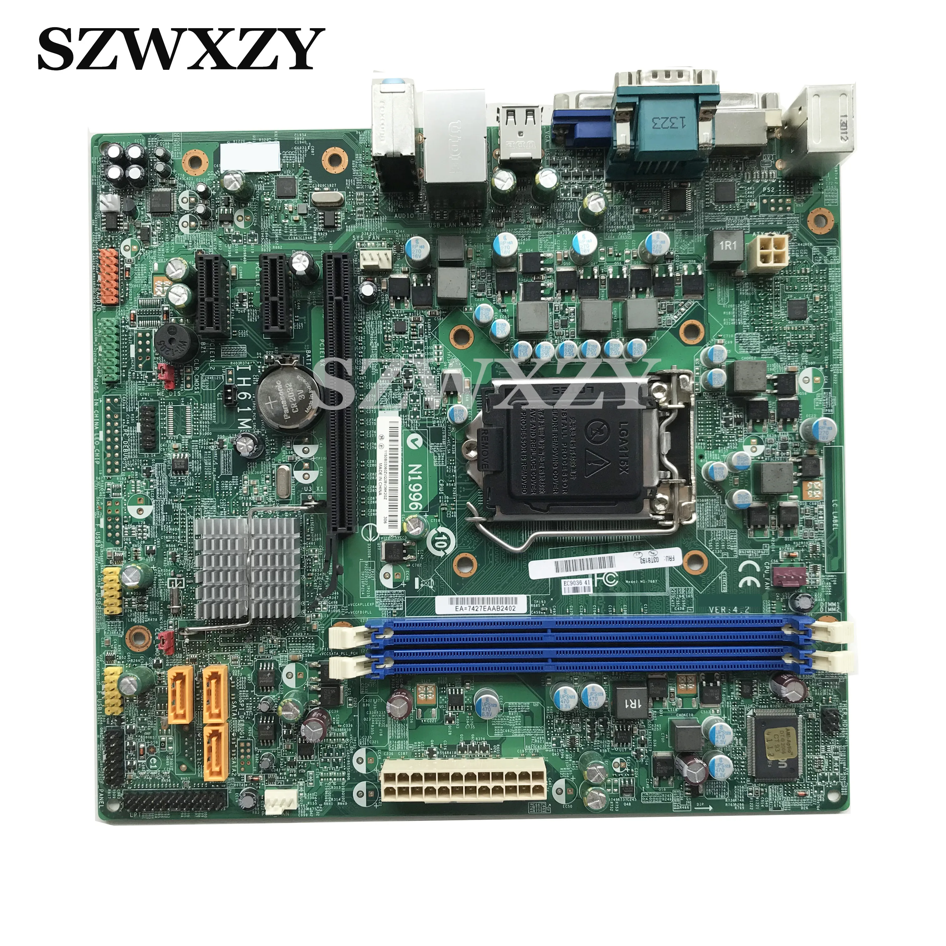 Для lenovo ThinkCentre E73 IH81M H81 рабочего Материнская плата DDR3 03T7161 00KT254 00KT255 LGA 1150 полный