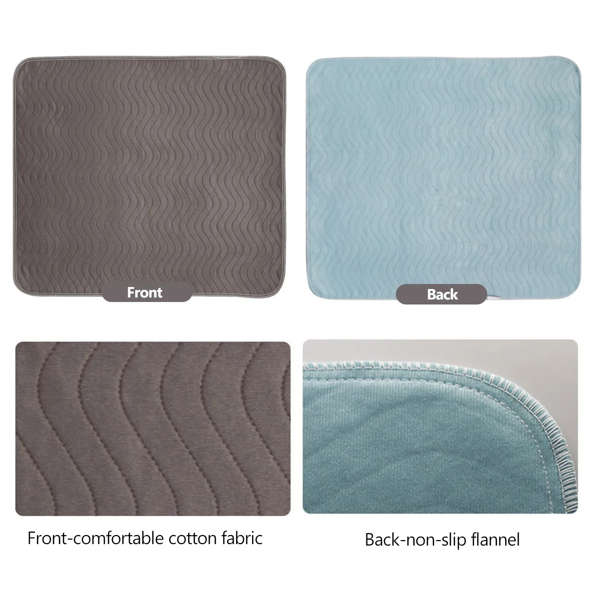 45*60cm Reusable Washable Incontinence Bed Pad Urine Mat Absorbent Wetting Sheet Protector Dry Nursing | Красота и здоровье