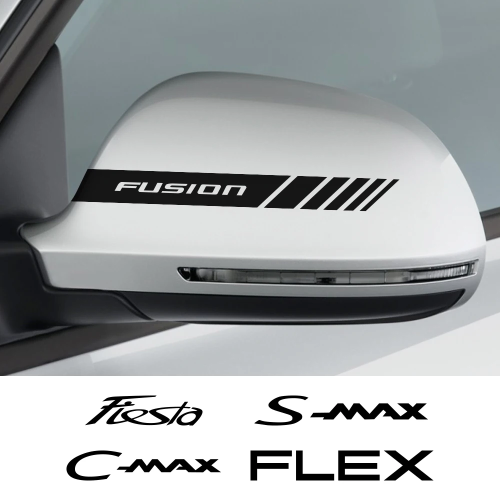 2 шт. зеркало заднего вида автомобиля стикер для Ford C MAX экспедиция Fiesta FIGO FLEX FUSION
