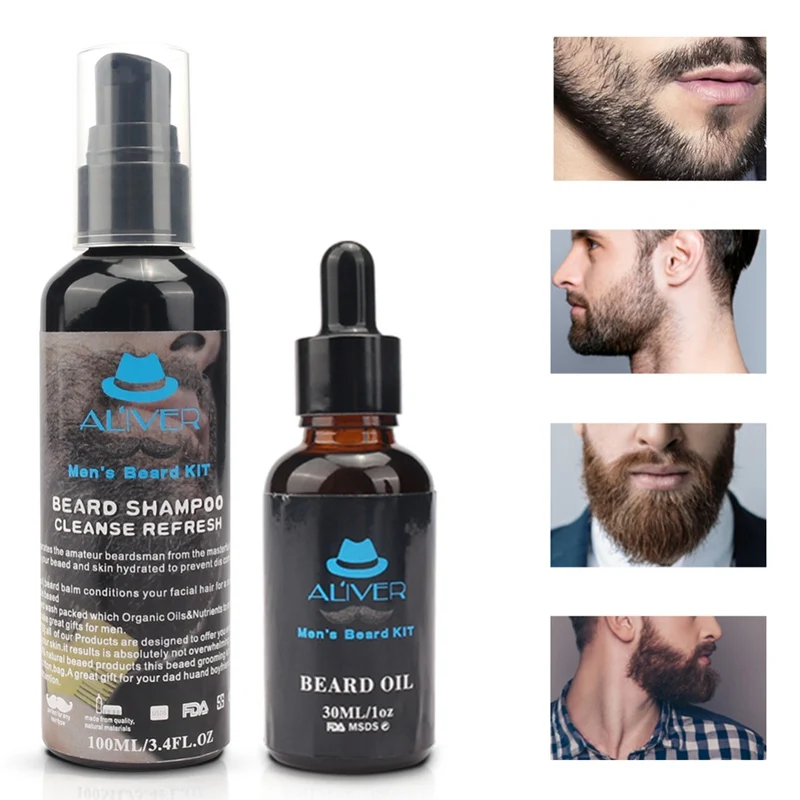 7-in-1 Beard Care Gift Kit For Men/Dad/Husband Grooming Professional Trimming Set | Красота и здоровье