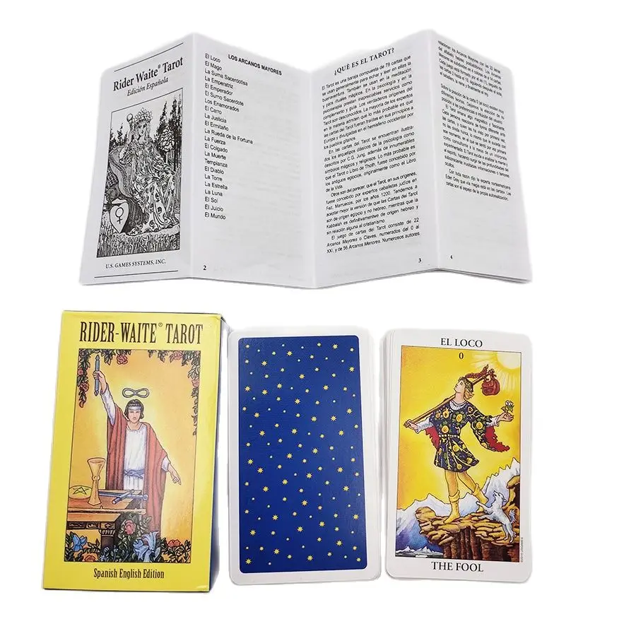Классический Таро карточная игра семейвечерние Тия английский испанский