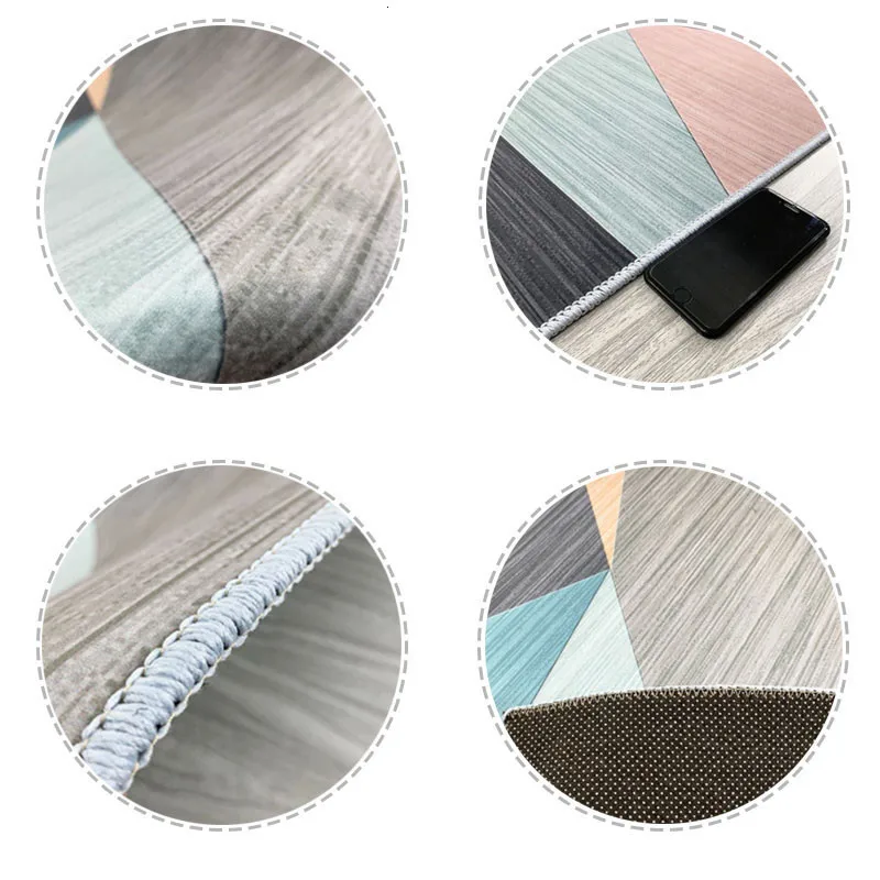 RFWCAK скандинавский ковер для гостиной спальни противоскользящий большой