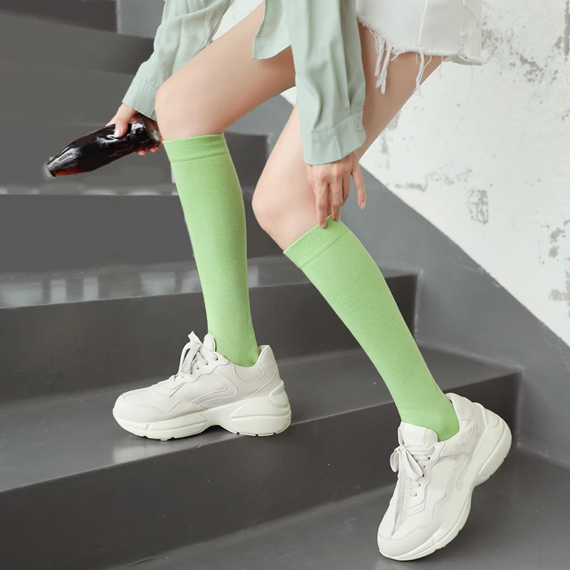 2021 Новинка Домашние тапочки из хлопка для женщин гольфы женские Студенческие