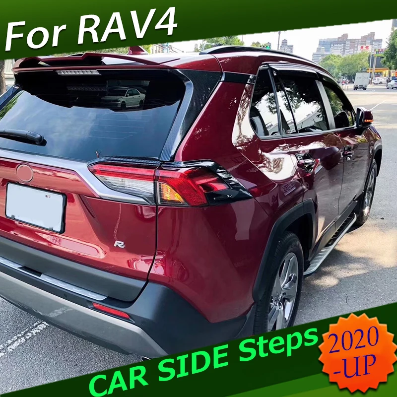Боковые подножки для Toyota RAV4 RAV 4 2019 2020 5th Авто Боковая ступенчатая педаль nurf Bar Nerf