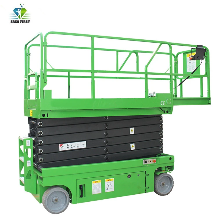 10m Electric Self Moving Scissor Lift Table Hydraulic Man |