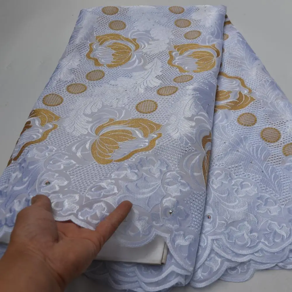 

(5yards/pc) high quality cream Swiss cotton lace very beautiful embroidery African voile lace fabric for party dress CLP479