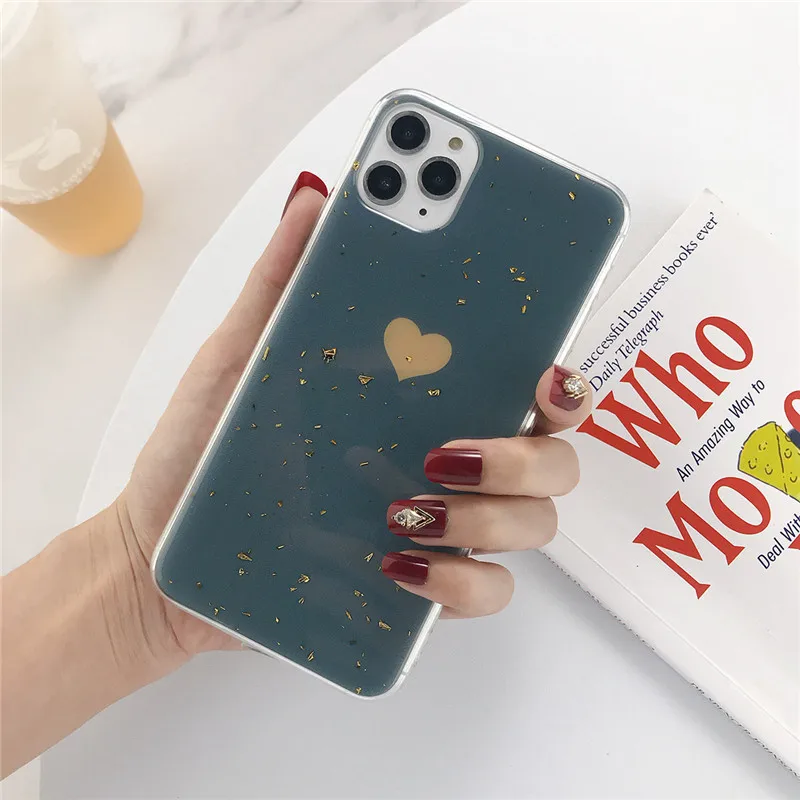 AC8513BE Lovebay чехол для телефона для iPhone 11, 6, 6 S, 7, 8 Plus, X, XR, XS, Max, роскошный блестящий Мягкий ТПУ с золотой фольгой и мрамором для iPhone 11 Pro Max - Цвет: AC8513BE
