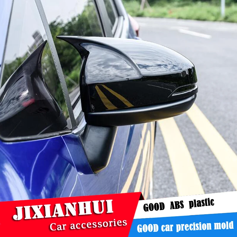 

For Honda fit Jazz 2014-2018 Back Mirror Covers Reversing mirror case cover Look ABS 2PCS Cover paste Side Mirror Covers