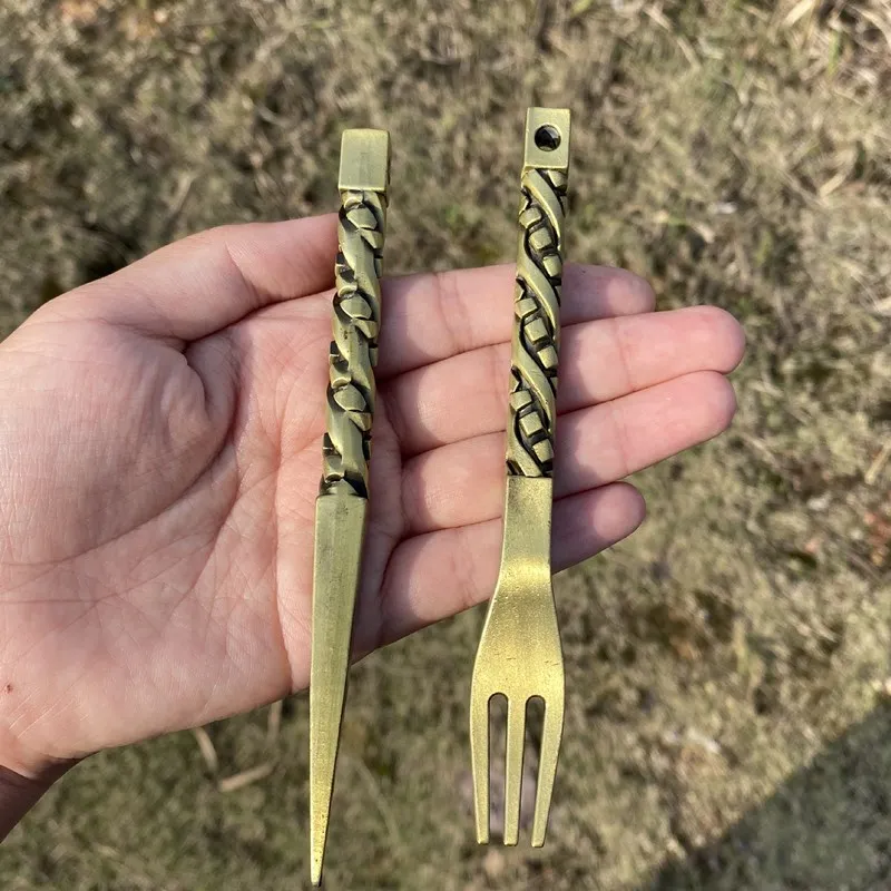 

2 Pcs/Set Shisha Flavour Tobacco Frok Stainless Steel Forks Chicha Narguile Water Smoking Pipe Accessories with Gift Box