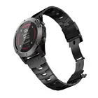 Ремешок GORPIN Fenix 6 Pro для часов Garmin Fenix 5 Plus, металлический вентилируемый титановый ремешок для браслета DLC, черный, серебристый, серый, 22 мм