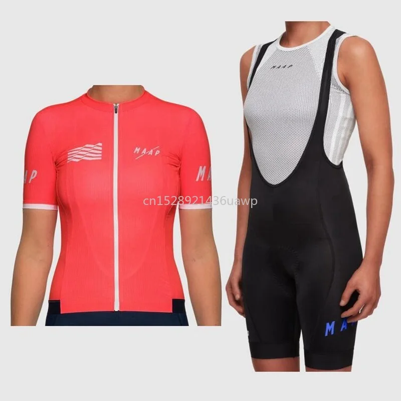 Ropa ciclismo Mujer Лето Pro Team maap Велоспорт Джерси короткий рукав Красивая велосипедная Толстовка для женщин езда на велосипеде Рубашки