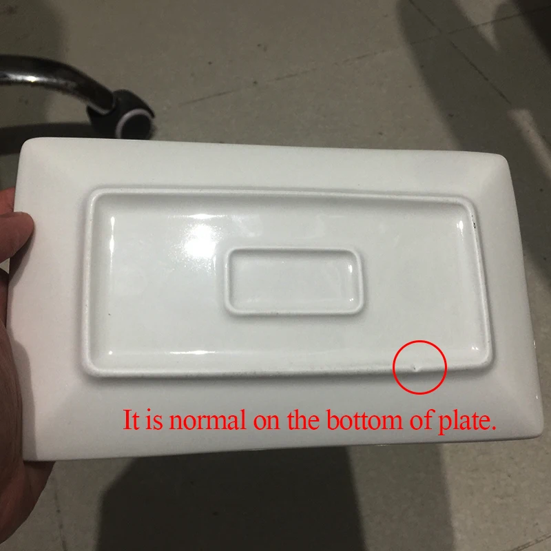 Прямоугольные человеческие тарелки для лица Милан Ретро Керамика ремесло