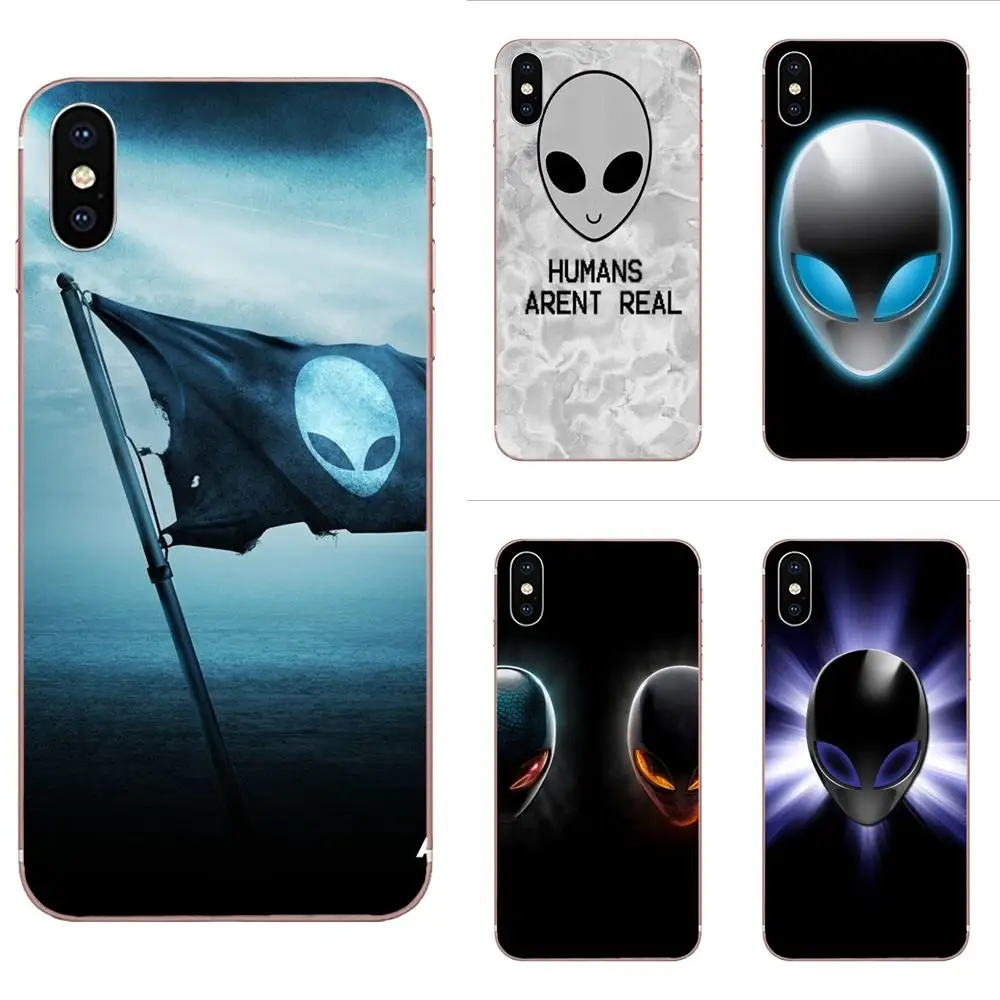 Забавные мягкие чехлы Alien для Samsung Galaxy Note 5 8 9 S3 S4 S5 S6 S7 S8 S9 S10 5G mini Edge Plus Lite | Мобильные