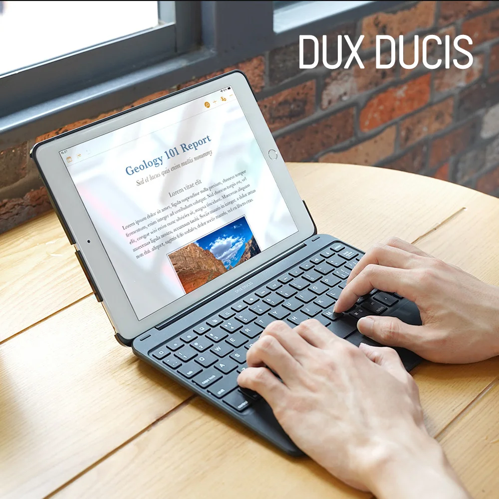 Оригинальный DUX DUCIS Bluetooth беспроводной чехол с клавиатурой для iPad Pro 10 5 2017 умный