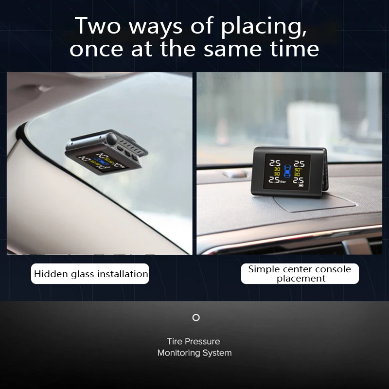 Складной внешний плацента давления беспроводной детектор автомобиля солнечной