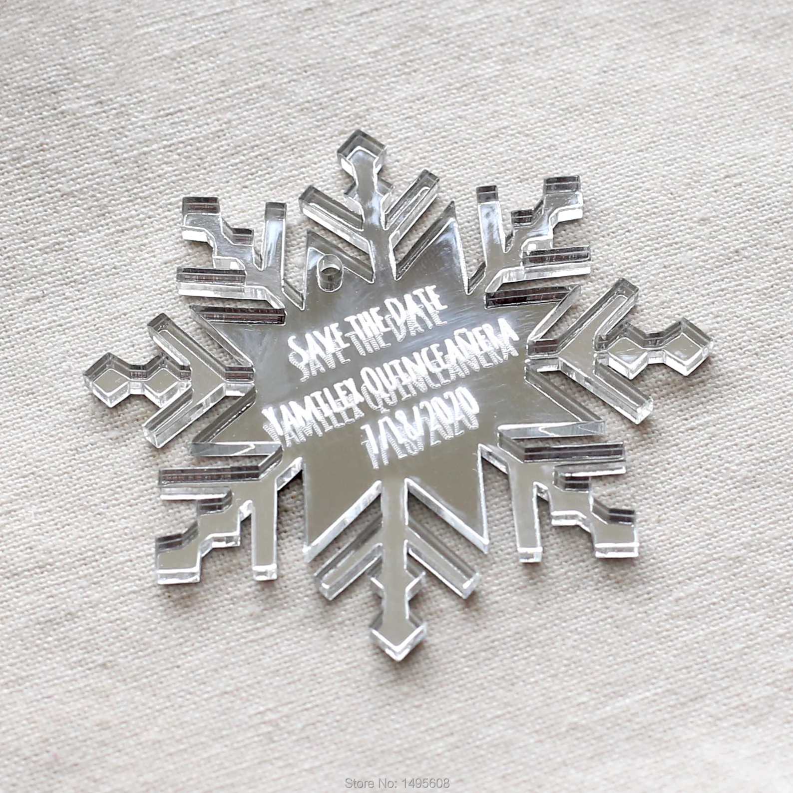 Изготовленный на заказ зеркальный набор магнитов для сохранения даты акриловая