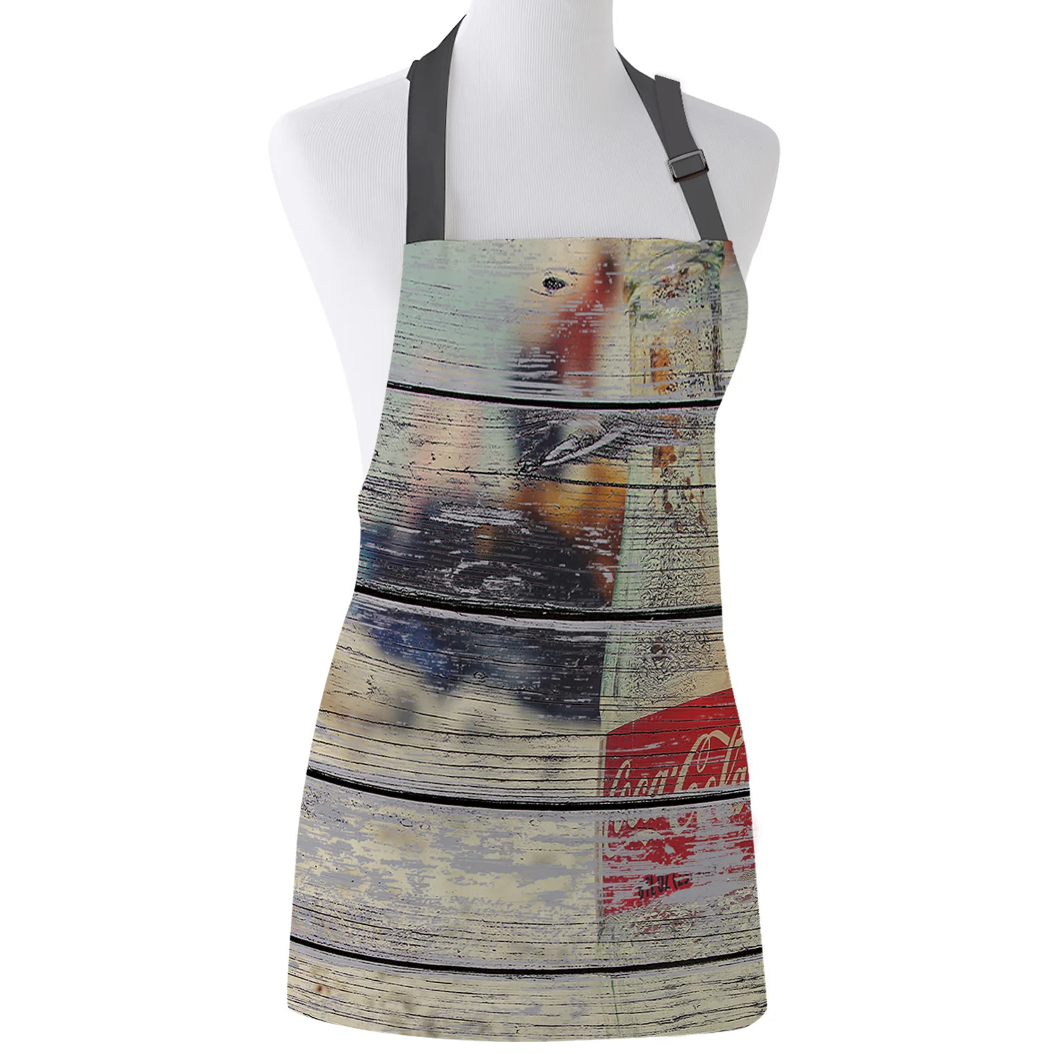 Coke Bottle деревенский деревянный кухонный фартук для кухни женщин мужчин шеф-повар