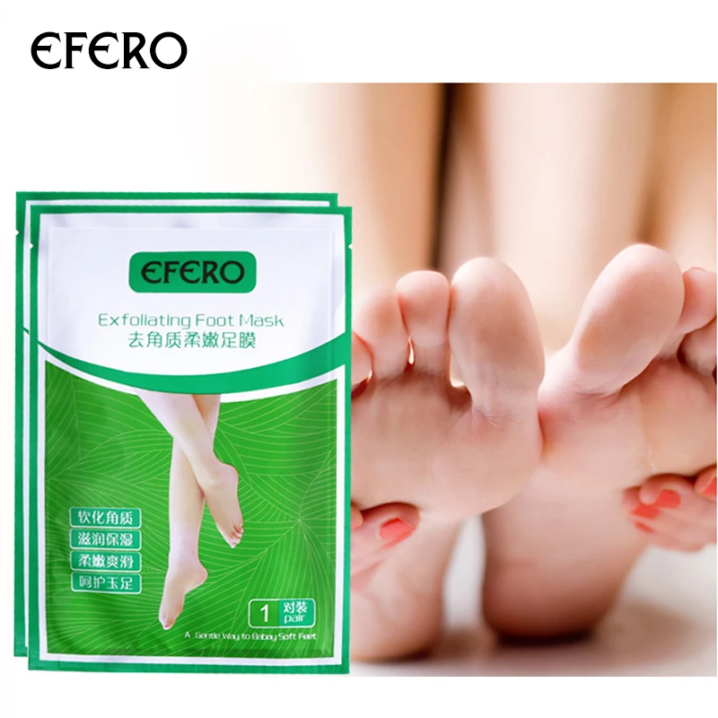 

30Pair=60Pcs Peeling Exfoliating Foot Mask for Legs Feet Heel Dead Skin Remove Cuticle Pedicure Socks Spa Skin Care EFERO