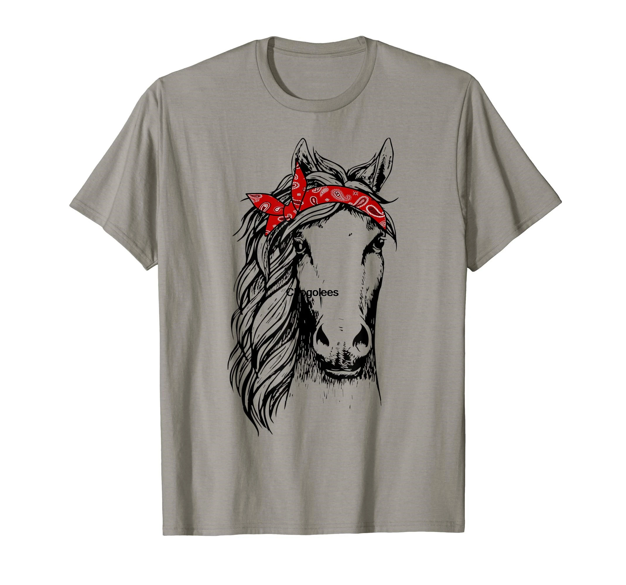 Бандана с лошадью футболка для верховой езды любителей лошадей|Мужские футболки|