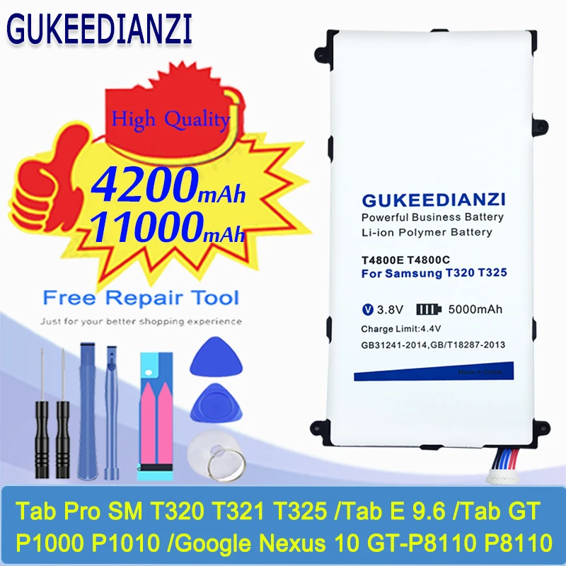 Аккумулятор для планшета T4800E /T4800C Samsung Галактика вкладка Pro SM T320 T321 /Tab E 9 6/Tab GT P1000