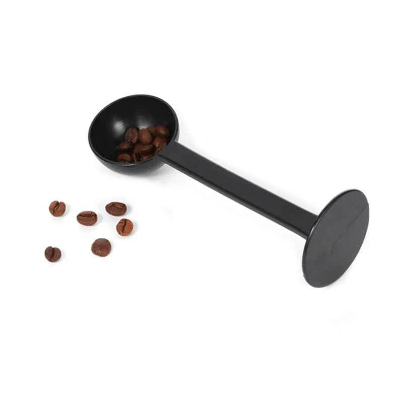 

2 In 1 Coffee Spoon 10g Standard Measuring Spoon Dual-use Bean Scoop Powder Press Scoop Coffee Machine Accessories Kitchen Tools