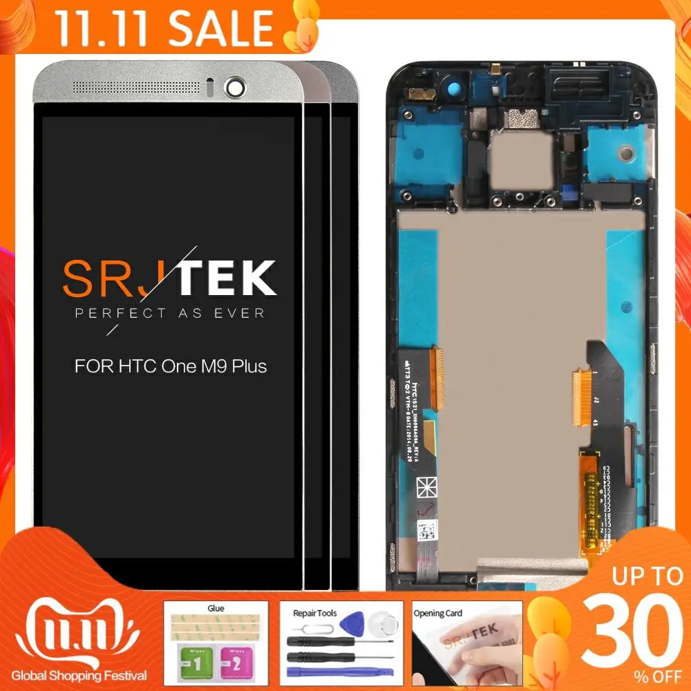 100% протестированный сенсорный ЖК экран 5 2 дюйма для HTC M9 Plus дигитайзер в сборе
