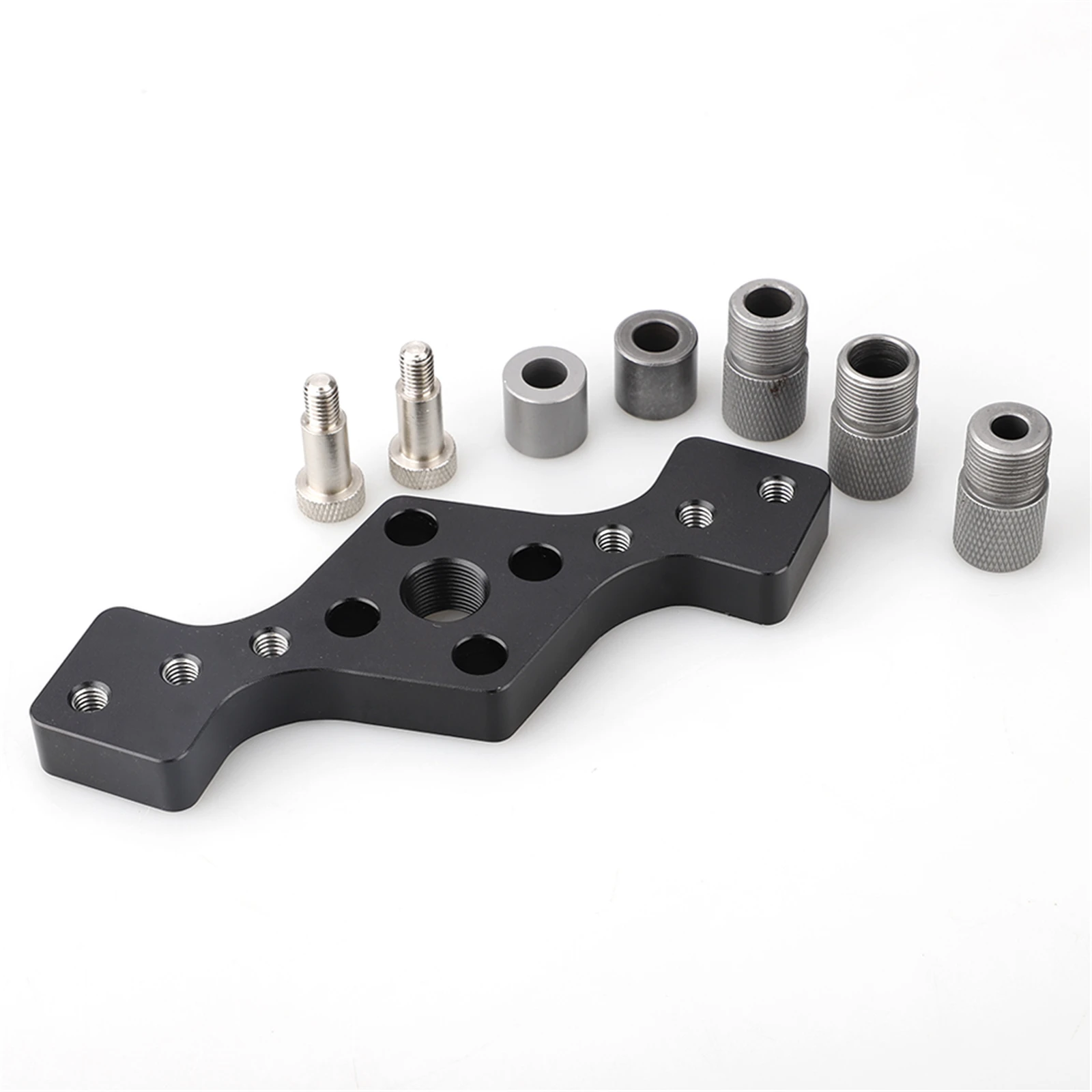 

Alloy Vertical Pocket Hole Jig Woodworking 6/8/10mm Drilling Locator Wood Dowelling Self Centering Drill Guide Kit Hole Puncher