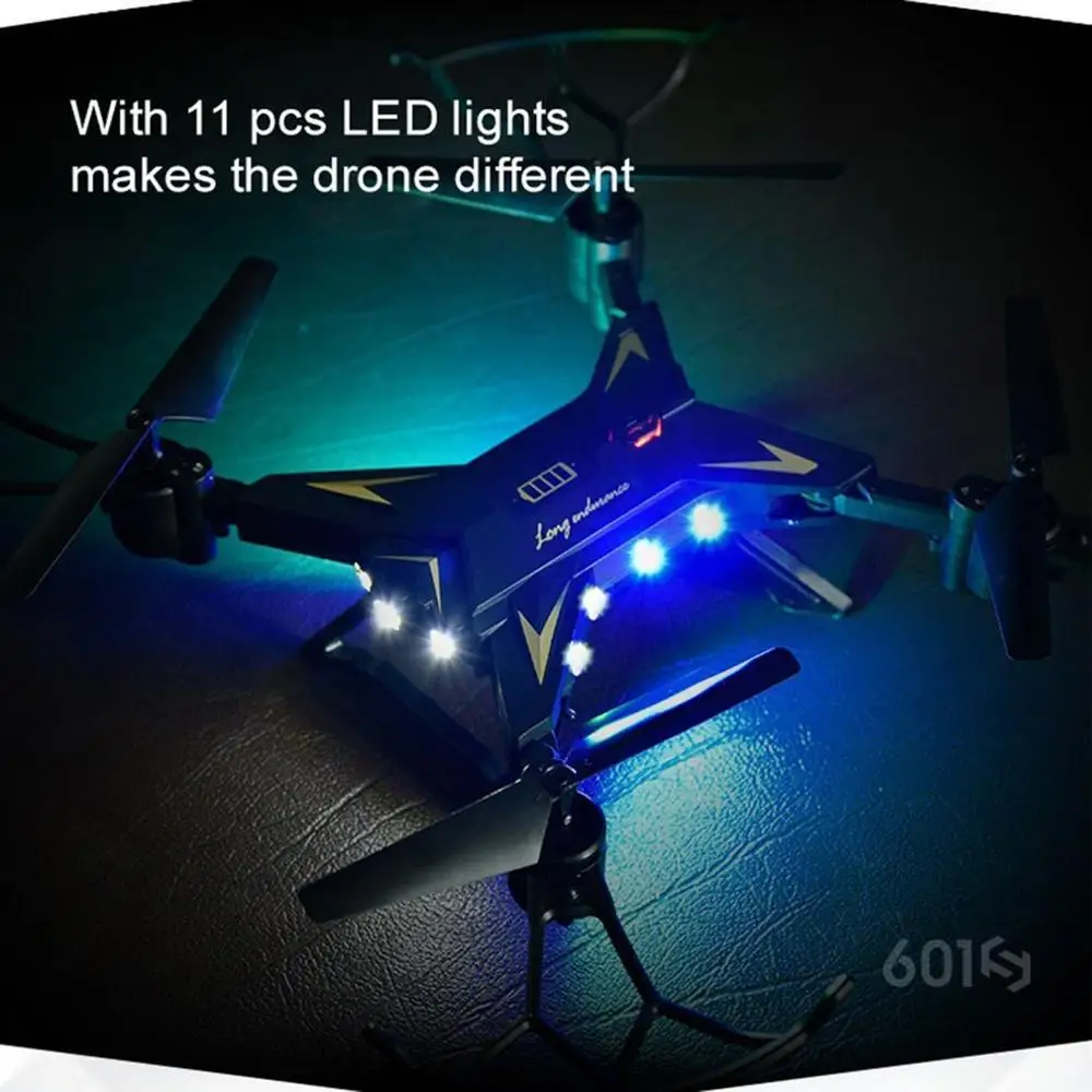

KY601S RC Drone Lasting Life Foldable Drone 0.3MP/1080P Camera HD Wide Angle Live Video Wifi FPV RC Quadcopter