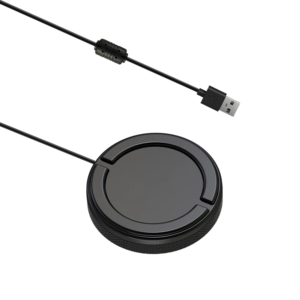 

QM0 Omnidirectional Microphone 360 Voice Pickup USB Speaker for Computer Laptop Real-time Video and Game Distance Education