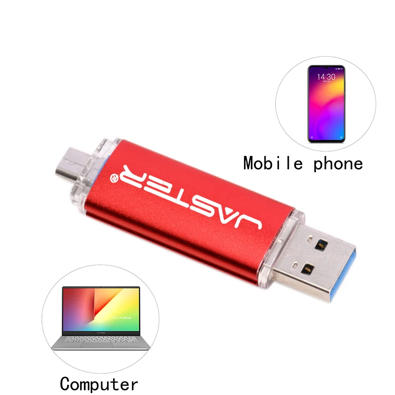 JASTER D101 USB 3 0 флеш накопители высокая скорость OTG Pendrive 8 гб 16 32 64 128 двойной интерфейс