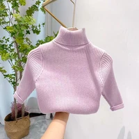 girls boys sweater kids coat outwear 2022 solid plus velvet thicken warm spring autumn knitting wool%c2%a0cotton long sleeve children