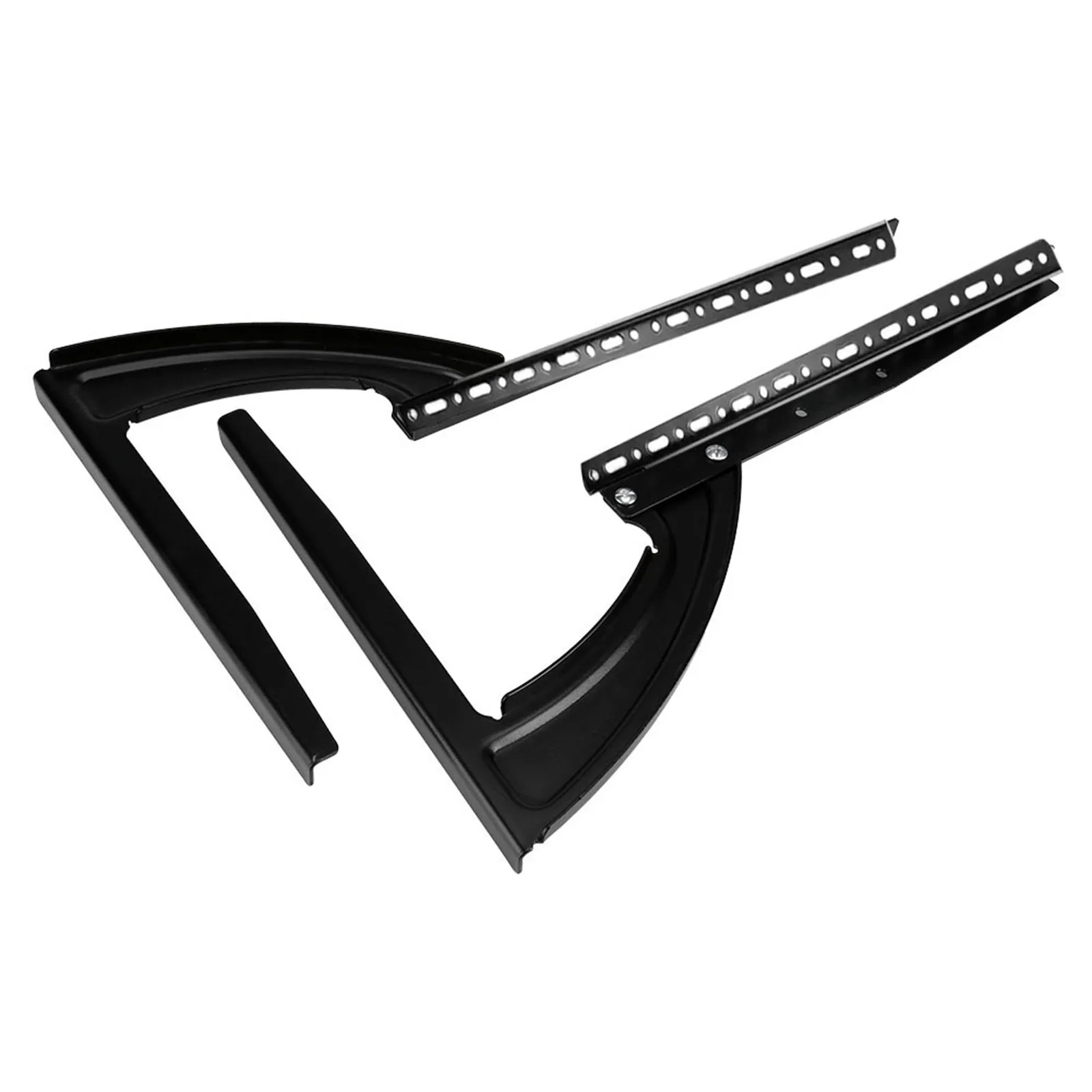 

26~37inch Steel Flat Screen TV Stand Adjustable Height Desktop Table Top Mount Bracket Holder with accessories