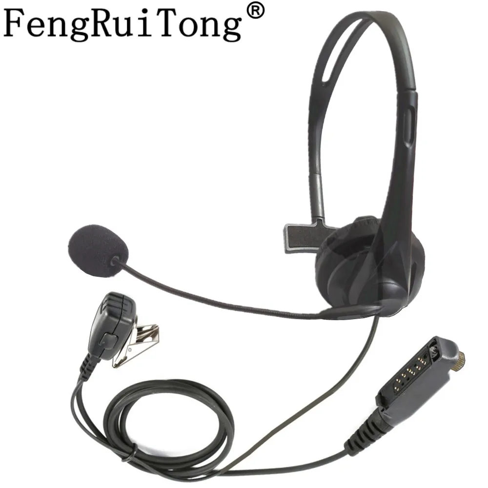 Walkie Talkie Mic Headset Bouncer Headphone For Sepura Stp8000 Stp8030 Stp8035 Stp8038 Stp8040  Radios Plug Accessories