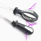 Мужской Анальная пробка петух замок; Кольцо для пениса электрическим током Мужской целомудрие клетка ограничивающая повязка SM Электро секс-игрушки для мужчин