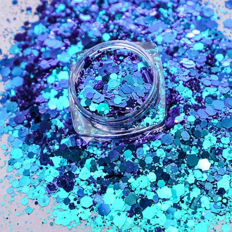 

Magic Chameleons Sequins Cloud Paillette Powder Irregular Nail Art Glitter Resin Pigment Sequins Flakiess Making N27 20 Dropship