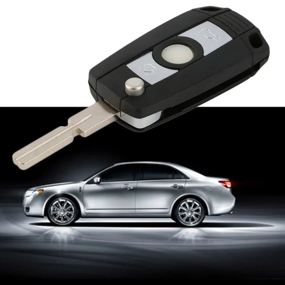 Пластиковый складной чехол без ключа с дистанционным управлением 3 кнопки Брелок