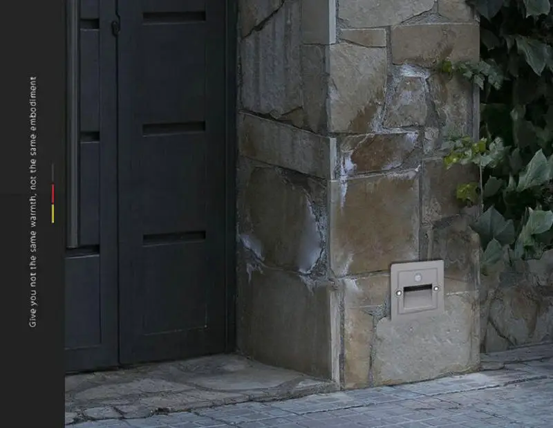 Светодиодный светильник для лестницы с пассивным инфракрасным датчиком