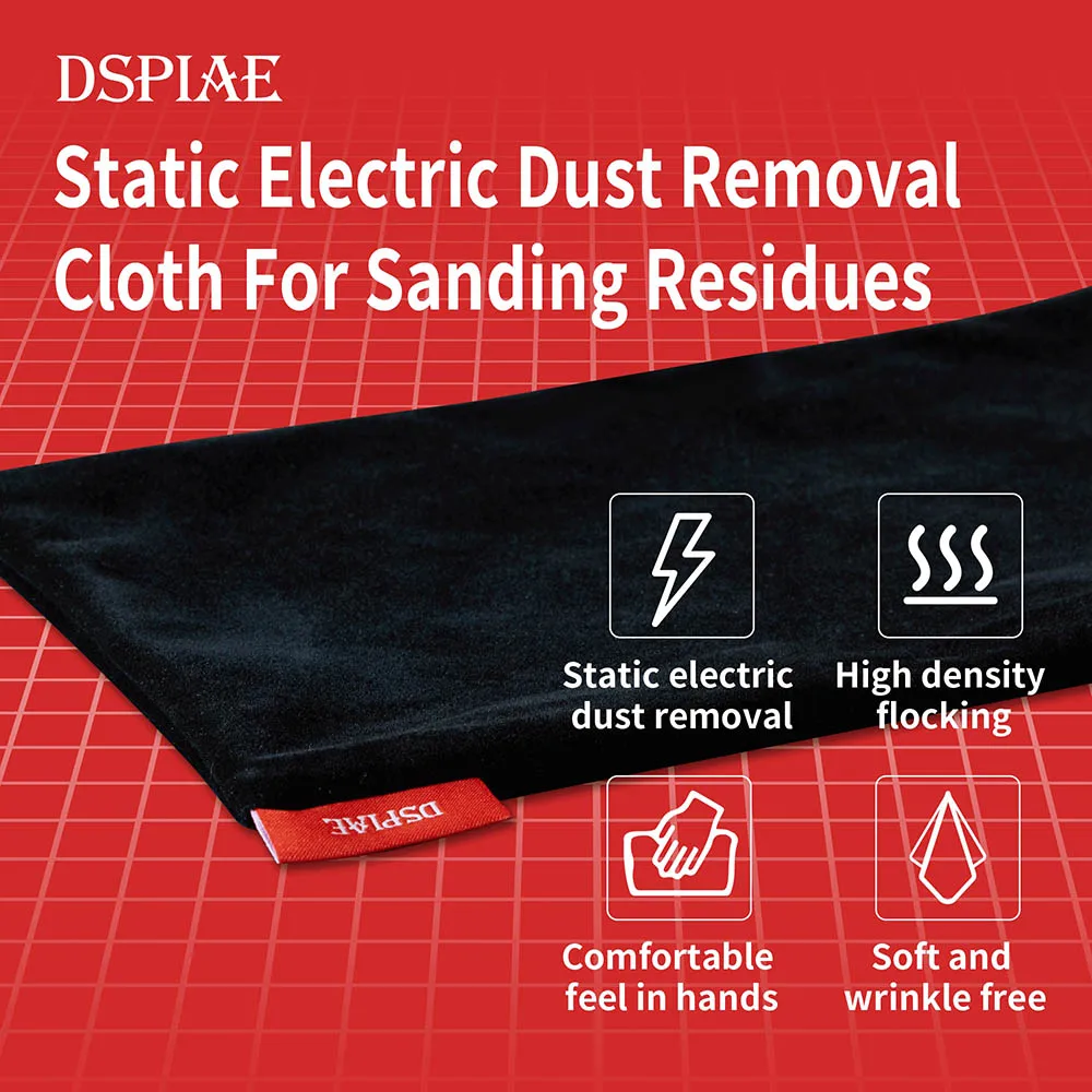

DSPIAE DC-25 Static Electric Dust Removal Cloth For Sanding Residues Gundam Military Diorama Model Kit Hobby Building Tools