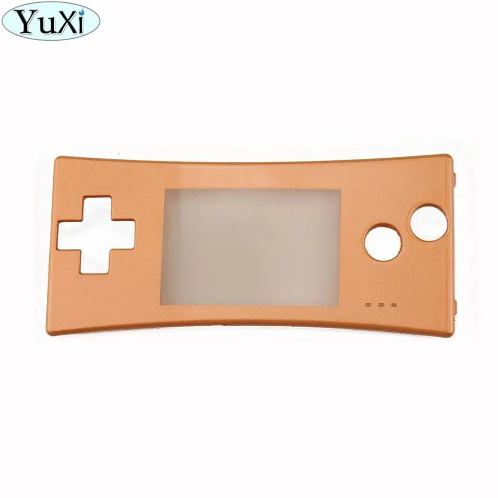 Orange YuXi Замена для NAND для Gameboy Micro Shell Корпус чехол для GBM Хэллоуин передняя рамка - Цвет: Orange