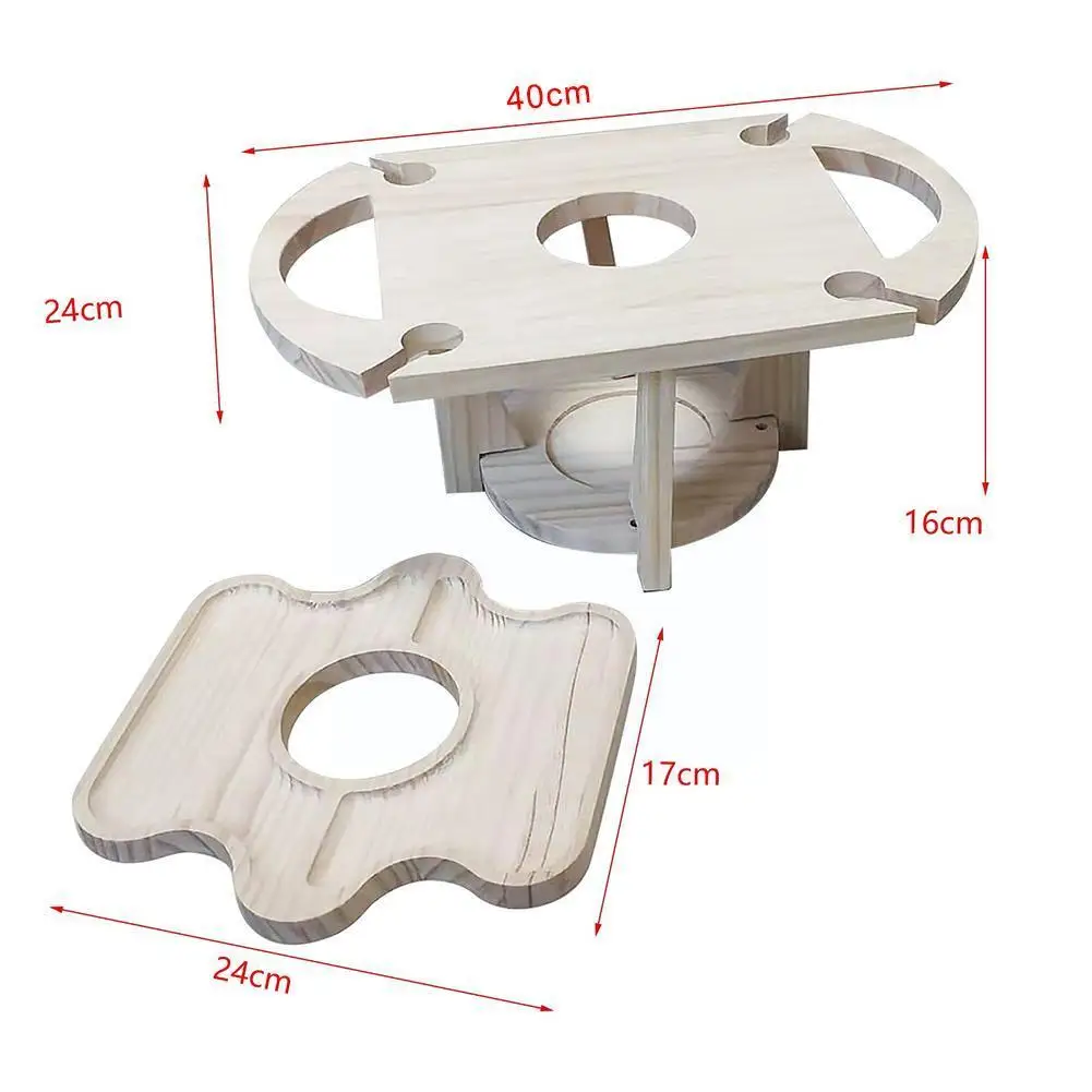 

Wooden Outdoor Portable Folding Wine Table Square Red Couple Table Red Camping Wine Table Dining Table Wine S5W6