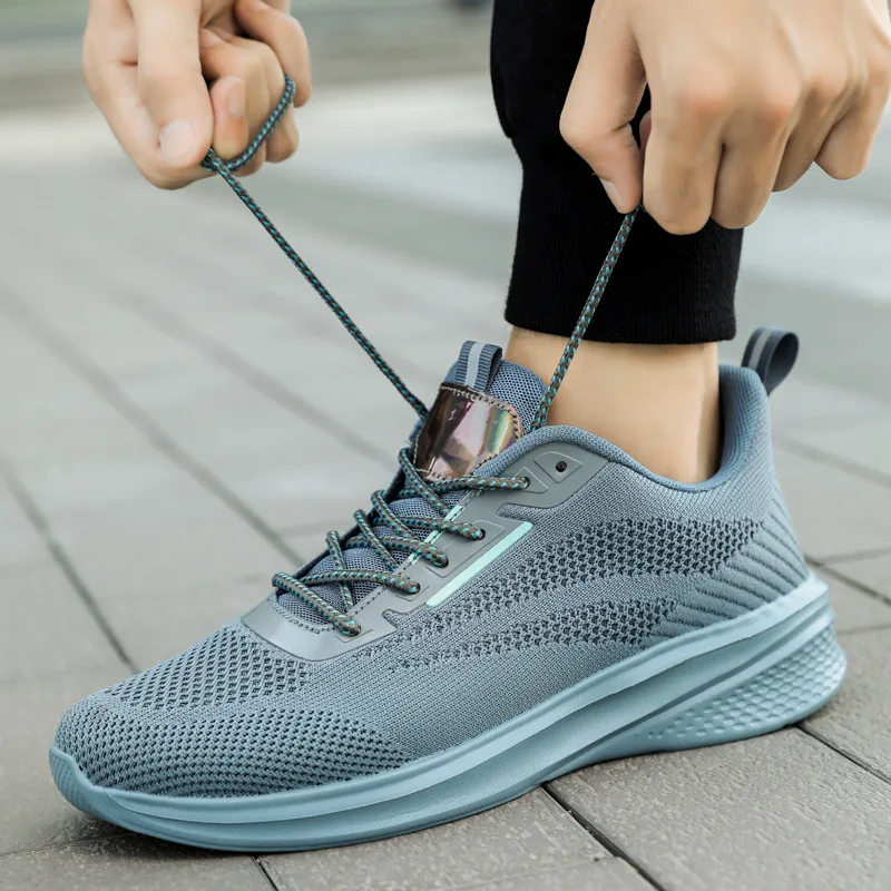 Кроссовки мужские дезодорирующие Вулканизированная нескользящая обувь дышащие