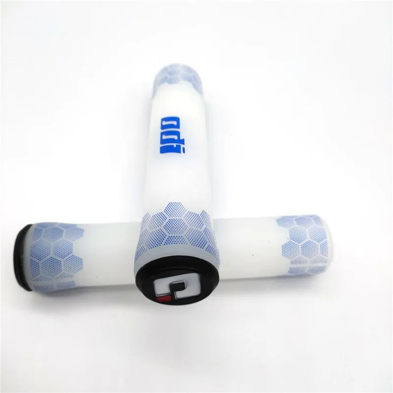 blue ODI силиконовый 3D цветной печатный захват MTB дорожный складной баланс для езды на велосипеде чехол для внедорожного ударопрочного горного велосипеда - Цвет: blue